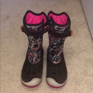 Plae waterproof girls boots